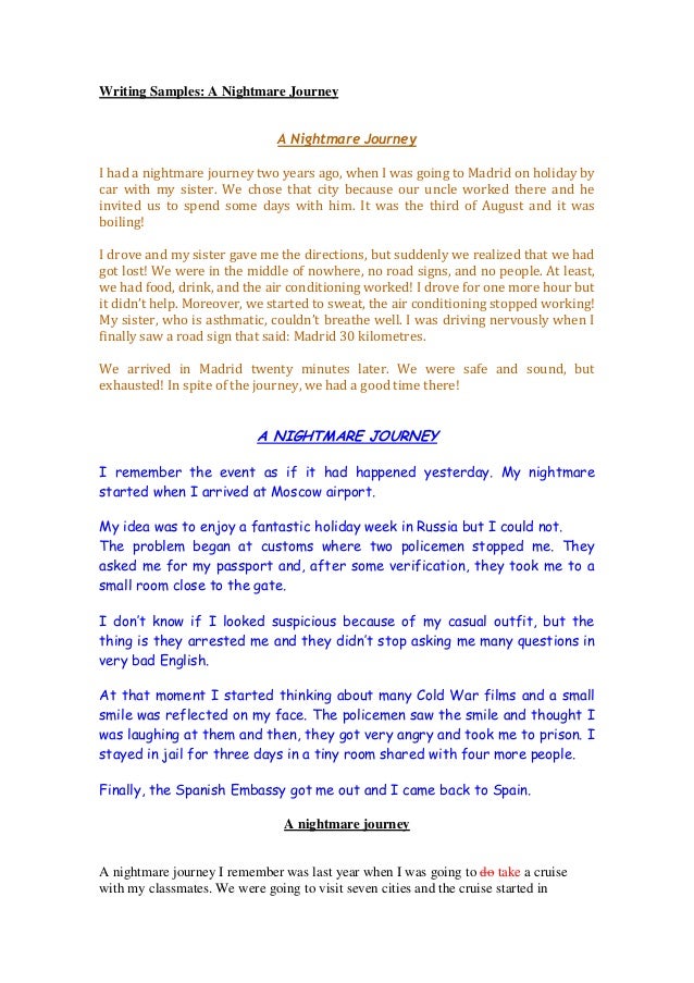 Nightmare journey meaning image