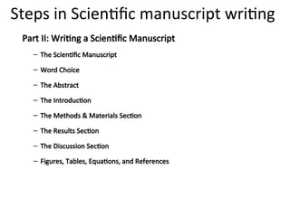 Writing Scientific Manuscripts Steps.ppt