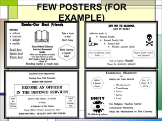 FEW POSTERS (FOR
EXAMPLE)
 