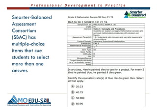 Writing Selected Response Items