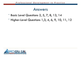 Writing Selected Response Items