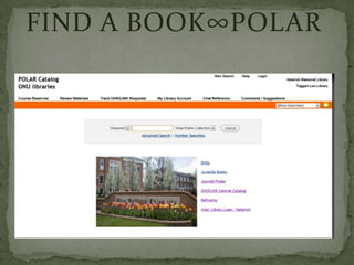 FIND A BOOK∞POLAR

 