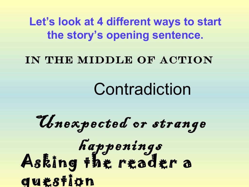 Writing using suspense and sentence openers!