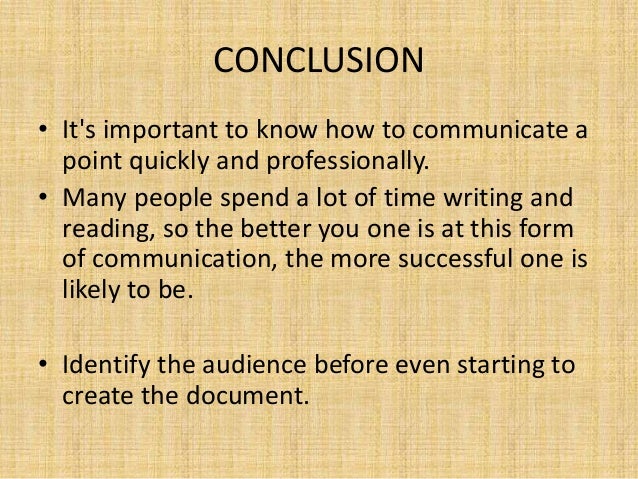 Academic writing skills conclusion