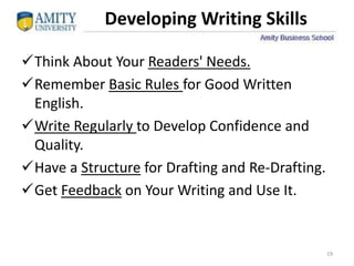 Writing skills | PPTX