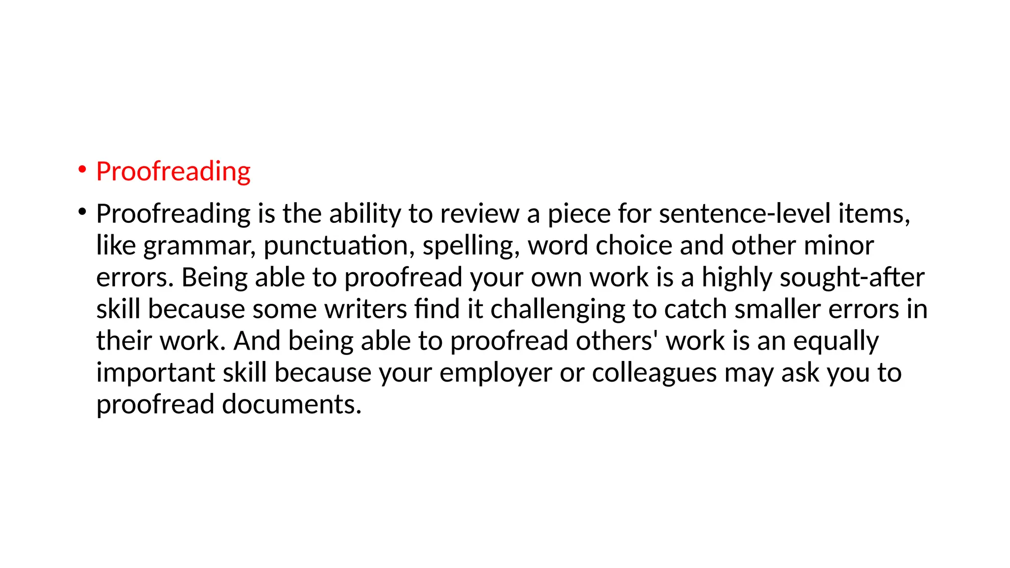 WRITING SKILLS for english. English notes | PPTX