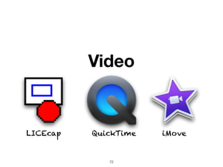 Video
QuickTime iMoveLICEcap
72
 