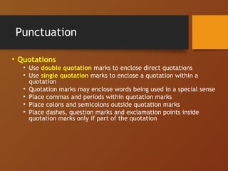 Single Comma writing skills grammar basics for university | PPTX