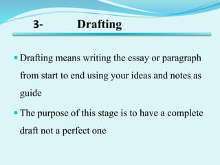Writing Skills (Paragraph and Essay Writing) | PPTX