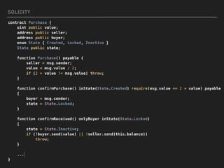 SOLIDITY
 