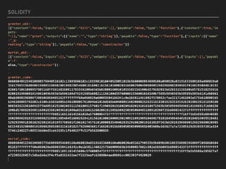 SOLIDITY
 