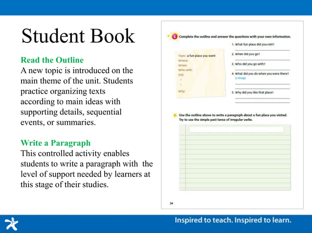 Writing Starter Second Edition Pptx