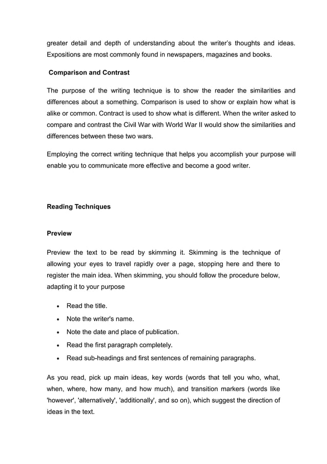 Writing techniques | PDF