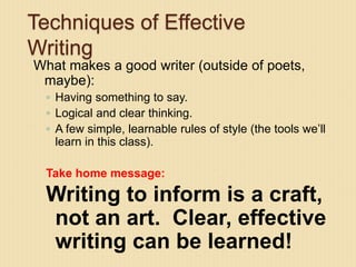 Writing techniques.ppt