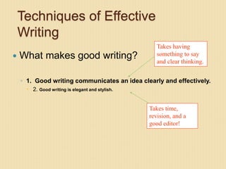 Writing techniques.ppt