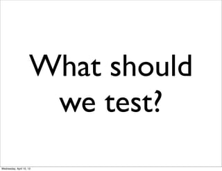 Writing testable code | PDF