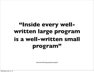 Writing testable code | PDF
