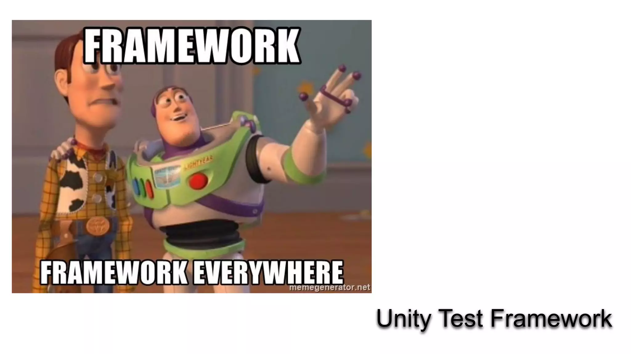 Unity Test Framework 
