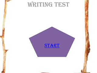 Writing test
start
 