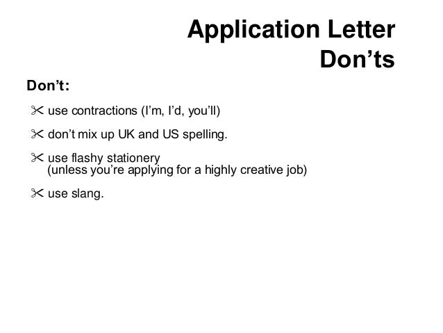 writing the application letter career development applying for a job letter
