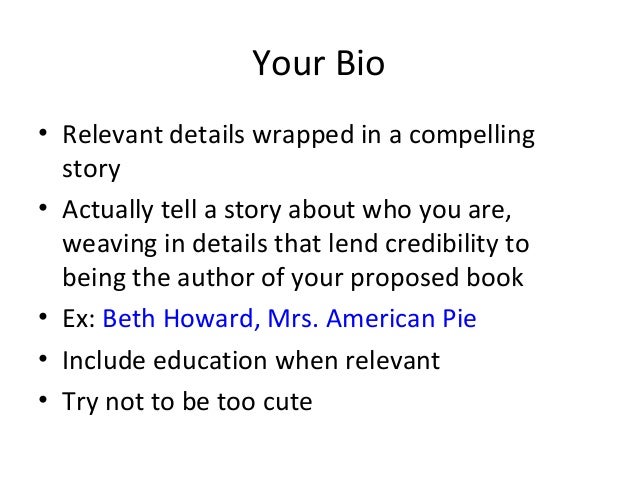 writing the book proposal book proposal template