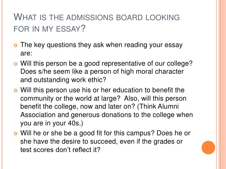 Need help my college admission essay