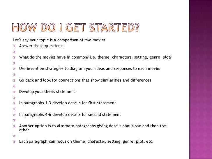 Essay On Romance Lets Say Your Topic Is A Comparison Property Law Essay also Human Development Theories Essay Writing The Comparecontrastessay Essay Leadership Skills