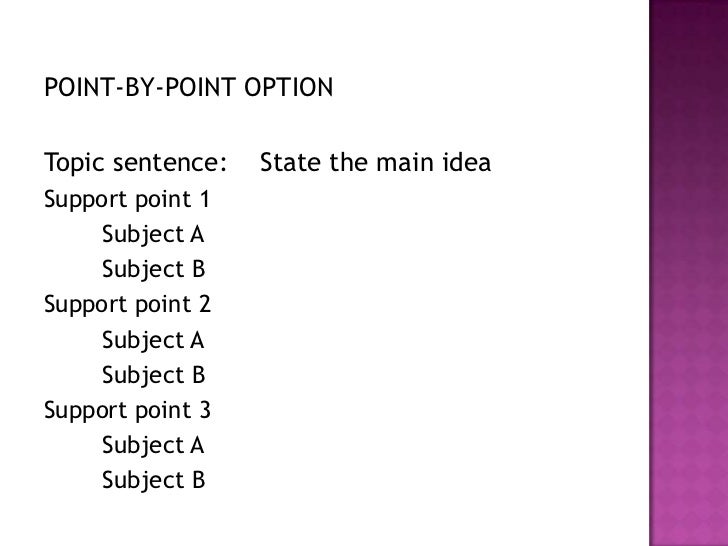 writing the compare contrast_essay compare and contrast essay format point by point