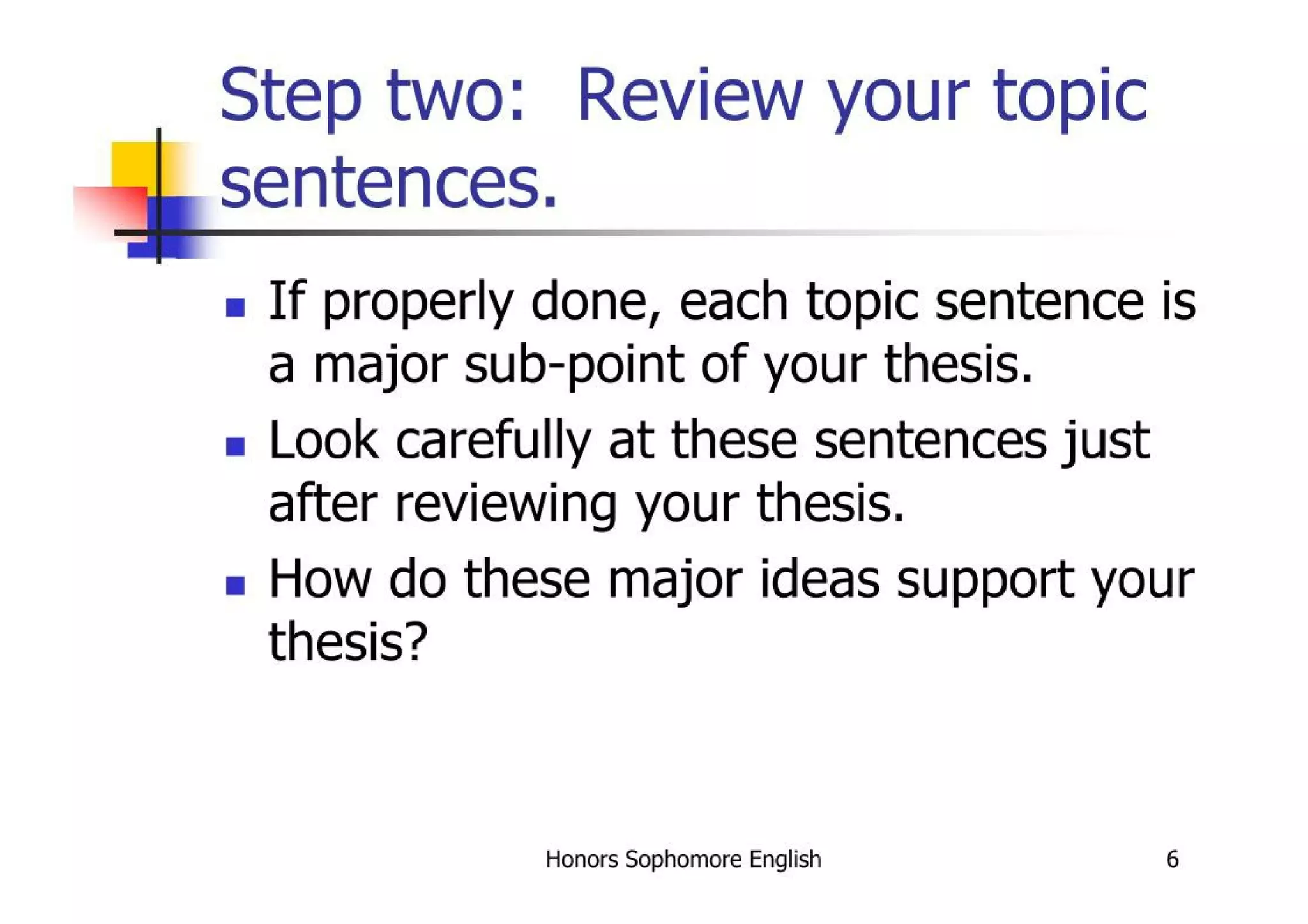 Writing The Conclusion Paragraph