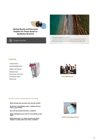 Writing The Discussion Chapter For Quantitative Research Pdf