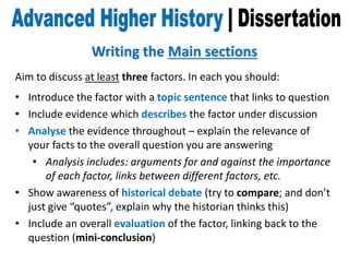 history dissertation introduction