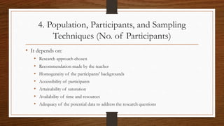 Participant Sampling Writing the Research Methodology.pptx