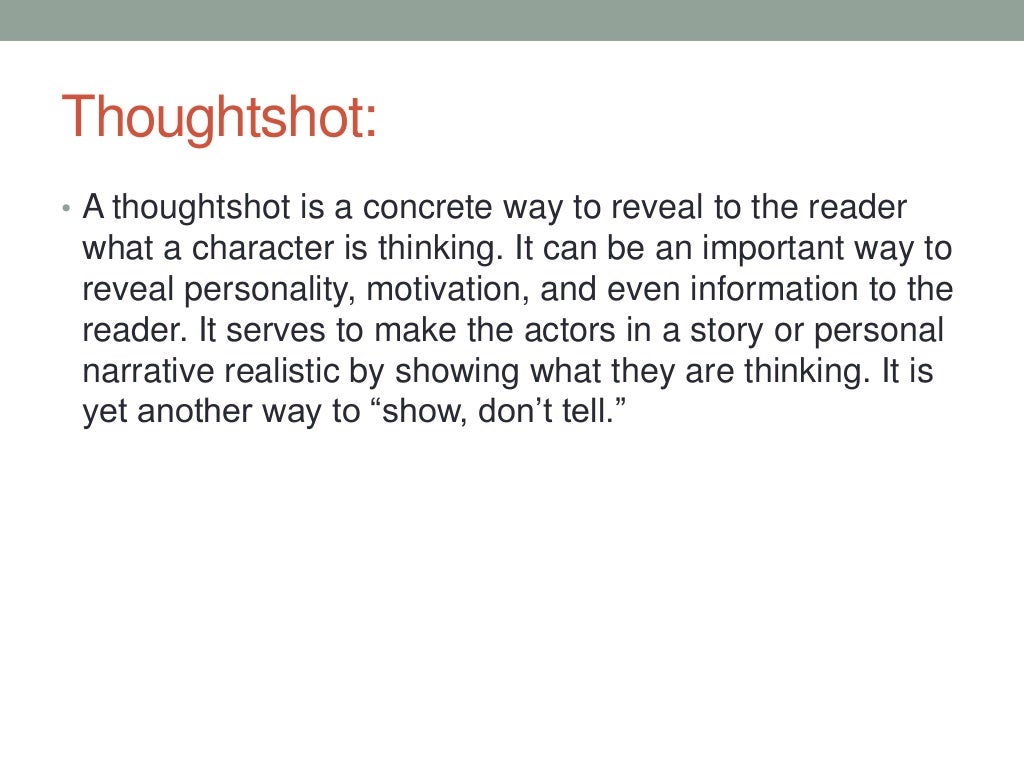 Writing the short story