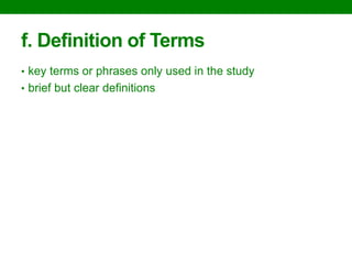 Writing thesis chapters 1-3 guidelines | PDF