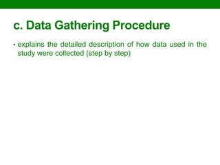 Writing thesis chapters 1-3 guidelines | PDF