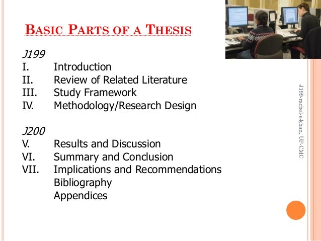 parts of thesis philippines