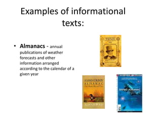 Writing to inform | PPTX | Books and Literature