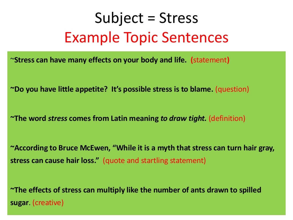 writing-topic-sentences