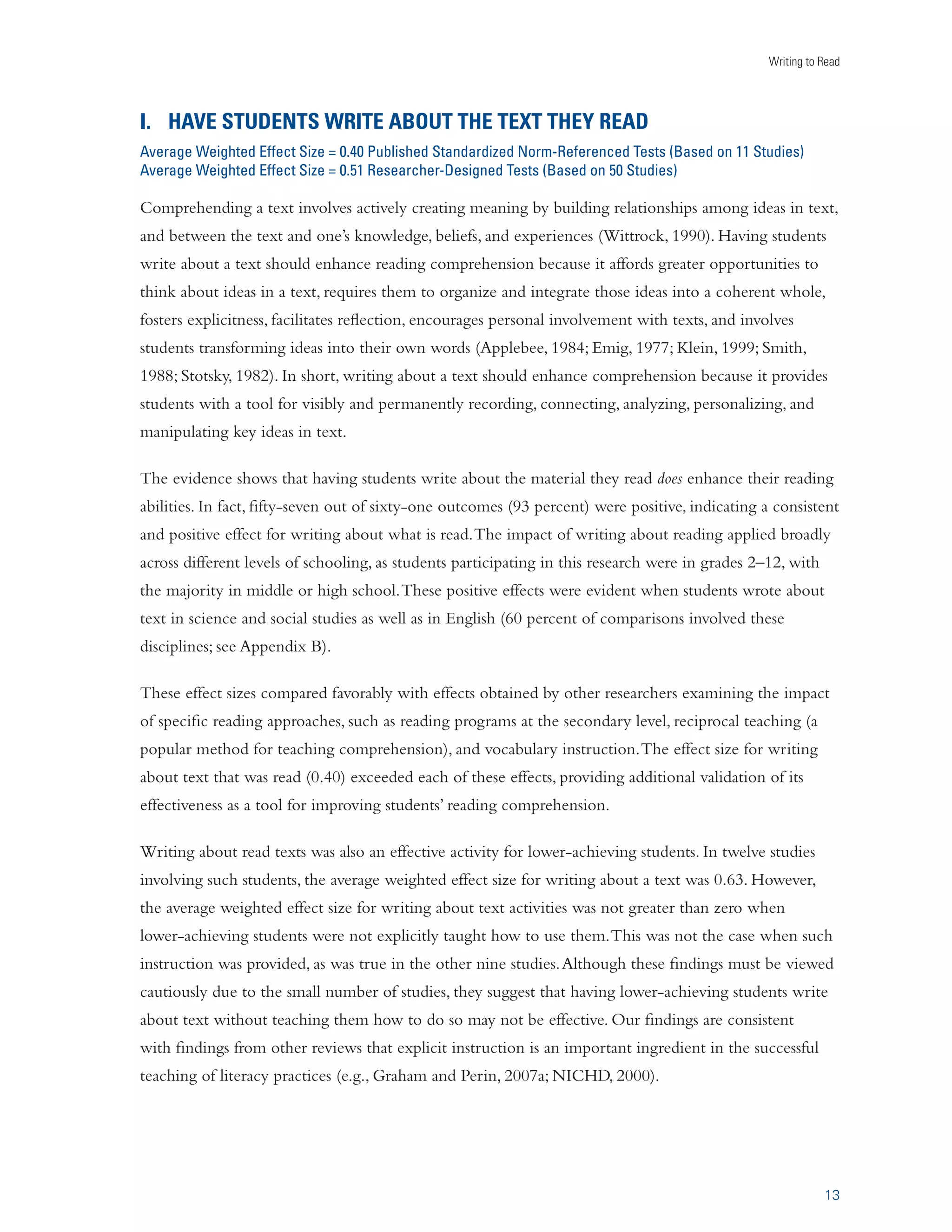 ]ÊÓäääÆÊ,œÃi˜Ã…ˆ˜iÊ˜`ÊiˆÃÌiÀ]Ê£™™{ÆÊ 
-Ûˆ˜]Ê
…iÕ˜}]ÊÀœvv]Ê˜`ÊŽi]ÊÓään®°Ê-ÕV…ÊVœ“«ÀˆÃœ˜ÊLiÌÌiÀÊ 
Vœ˜ÌiÝÌÕˆâiÃÊÌ…iÊ«œÜiÀÊœvÊÜÀˆÌˆ˜}ÊÃÊÊ“i˜ÃÊœvÊˆ“«ÀœÛˆ˜}Ê 
Ài`ˆ˜}ÊV…ˆiÛi“i˜Ì° 
Ãœ]ÊˆÌÊˆÃÊˆ“«œÀÌ˜ÌÊÌœÊÀi“i“LiÀÊÌ…ÌÊÊÀ}iÊ˜Õ“LiÀÊœvÊvVÌœÀÃÊ 
Ì…ÌÊˆ˜yÕi˜ViÊÞœÕ˜}ÃÌiÀÃ½ÊˆÌiÀVÞÊœÕÌVœ“iÃÊ˜`ÊÌ…iÊ`ˆvwVÕÌÞÊ 
œvÊˆ“«ÀœÛˆ˜}ÊÀi`ˆ˜}]ÊiÃ«iVˆÞÊvœÀÊœ`iÀÊÃÌÕ`i˜ÌÃ]ÊÀi˜`iÀÊ˜ÞÊ 
Ãˆ}˜ˆwV˜ÌÊivviVÌÊ“i˜ˆ˜}vÕ° 
Appendix AÊ`iÃVÀˆLiÃÊÊ 
Ì…iÊ“iÌ…œ`œœ}ÞÊÕÃi`ÊÊ 
ˆ˜ÊÌ…iÊ“iÌ‡˜ÞÃˆÃ°ÊÊ 
Appendix BÊˆÃÌÃÊÊÌ…iÊ 
ÃÌÕ`ˆiÃÊÌ…ÌÊÜiÀiÊ˜Þâi`Ê 
˜`Ê«ÀœÛˆ`iÃÊ`iÃVÀˆ«ÌˆÛiÊ 
ˆ˜vœÀ“Ìˆœ˜ÊLœÕÌÊiV…° 
 