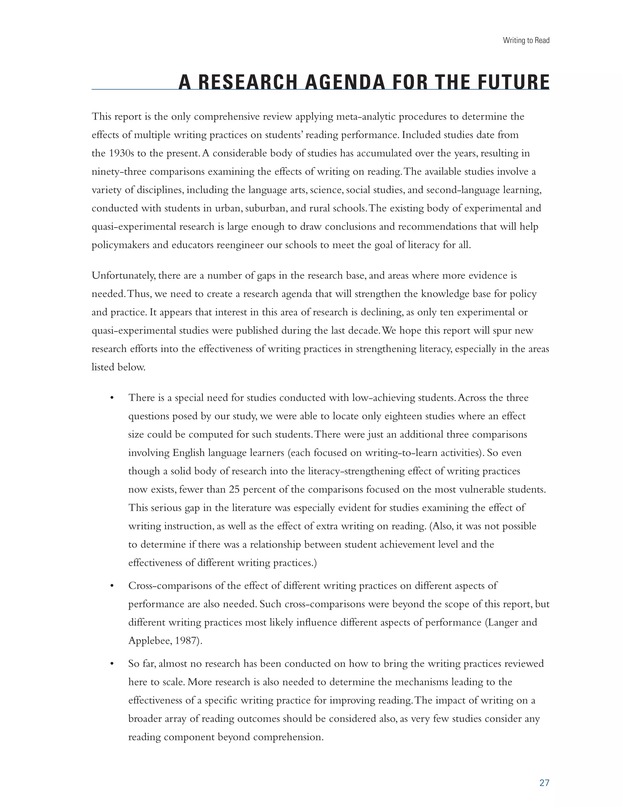 iÃˆ}˜i`Ê/iÃÌÃÊ­	Ãi`Êœ˜ÊxÊ-ÌÕ`ˆiÃ® 
Teaching patterns for constructing sentences or larger units of text should improve reading skills. The 
practice of putting smaller units of writing together to create more complex ones should result in 
 