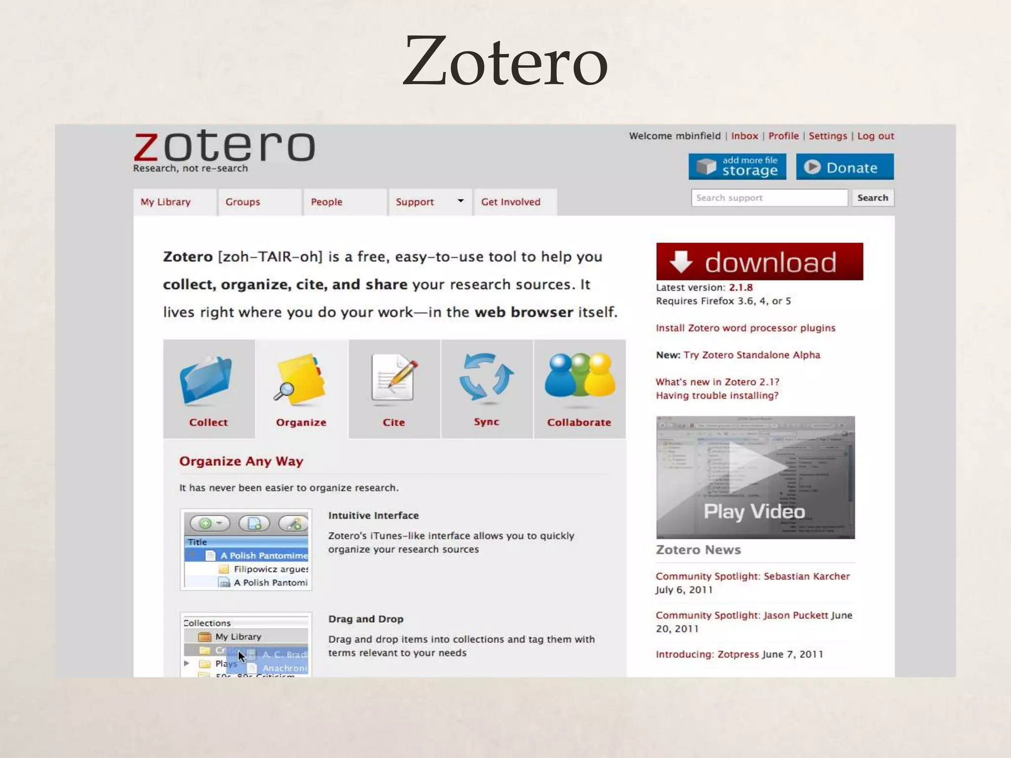 Zotero
 