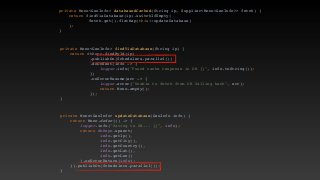 private Mono<GeoInfo> databasedCached(String ip, Supplier<Mono<GeoInfo>> fetch)
{

return findViaDatabase(ip).switchIfEmpty
(

fetch.get().flatMap(this::updateDatabase
)

)
;

}

private Mono<GeoInfo> findViaDatabase(String ip)
{

return dbRepo.findById(ip
)

.publishOn(Schedulers.parallel()
)

.doOnNext(info ->
{

logger.info("Found cache response in DB {}", info.toString())
;

}
)

.onErrorResume(err ->
{

logger.error("Unable to fetch from DB falling back", err)
;

return Mono.empty()
;

})
;

}

private Mono<GeoInfo> updateDatabase(GeoInfo info)
{

return Mono.defer(() ->
{

logger.info("Saving to DB... {}", info)
;

return dbRepo.upsert
(

info.getIp()
,

info.getCity()
,

info.getCountry()
,

info.getLat()
,

info.getLon(
)

).onErrorReturn(info)
;

}).publishOn(Schedulers.parallel())
;

}

 