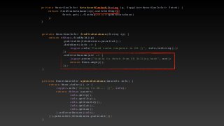 private Mono<GeoInfo> databasedCached(String ip, Supplier<Mono<GeoInfo>> fetch)
{

return findViaDatabase(ip).switchIfEmpty
(

fetch.get().flatMap(this::updateDatabase
)

)
;

}

private Mono<GeoInfo> findViaDatabase(String ip)
{

return dbRepo.findById(ip
)

.publishOn(Schedulers.parallel()
)

.doOnNext(info ->
{

logger.info("Found cache response in DB {}", info.toString())
;

}
)

.onErrorResume(err ->
{

logger.error("Unable to fetch from DB falling back", err)
;

return Mono.empty()
;

})
;

}

private Mono<GeoInfo> updateDatabase(GeoInfo info)
{

return Mono.defer(() ->
{

logger.info("Saving to DB... {}", info)
;

return dbRepo.upsert
(

info.getIp()
,

info.getCity()
,

info.getCountry()
,

info.getLat()
,

info.getLon(
)

).onErrorReturn(info)
;

}).publishOn(Schedulers.parallel())
;

}

 
