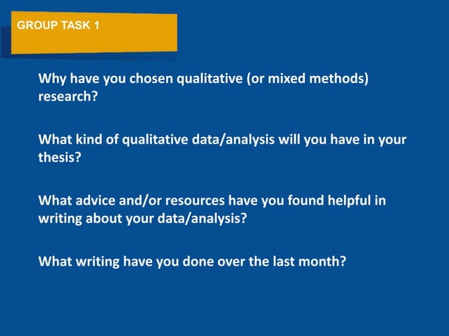 Writing up results and discussion for qualitative research | PPTX ...