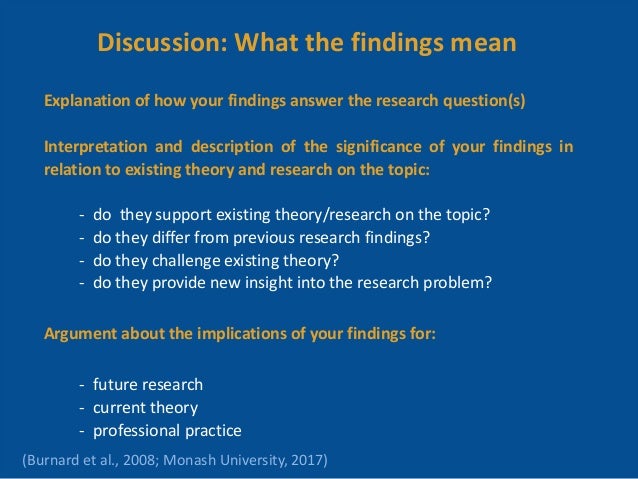Writing Up Results And Discussion For Qualitative Research