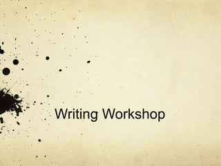 Writing Workshop 