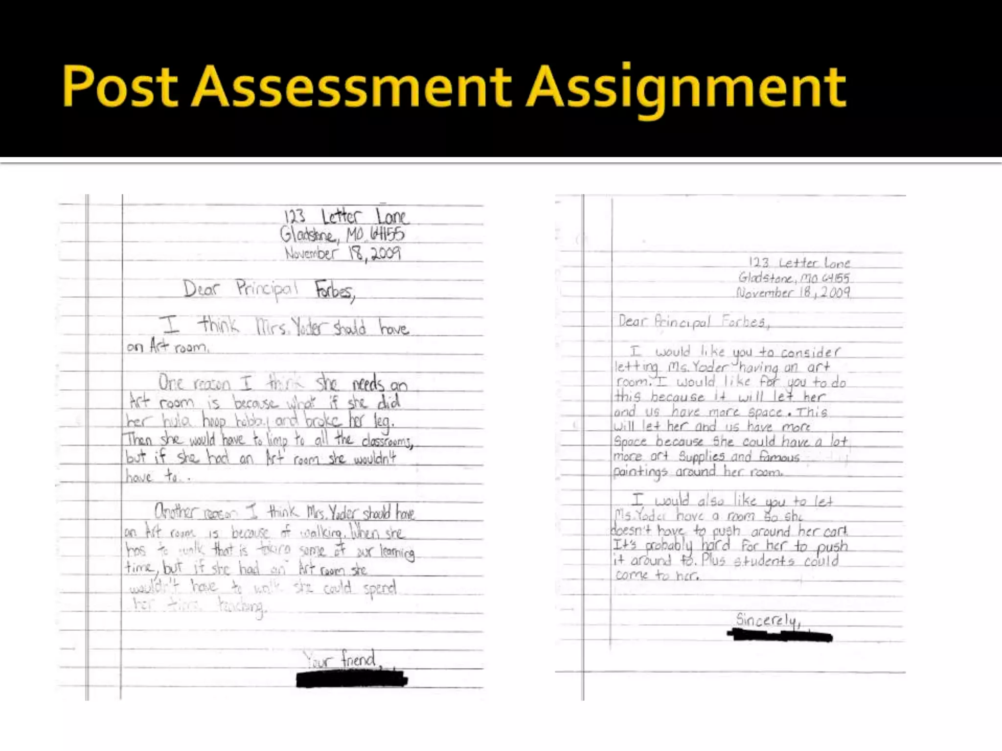 Post Assessment Assignment