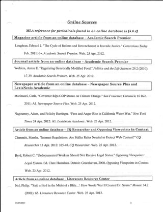 Writing workshop handout