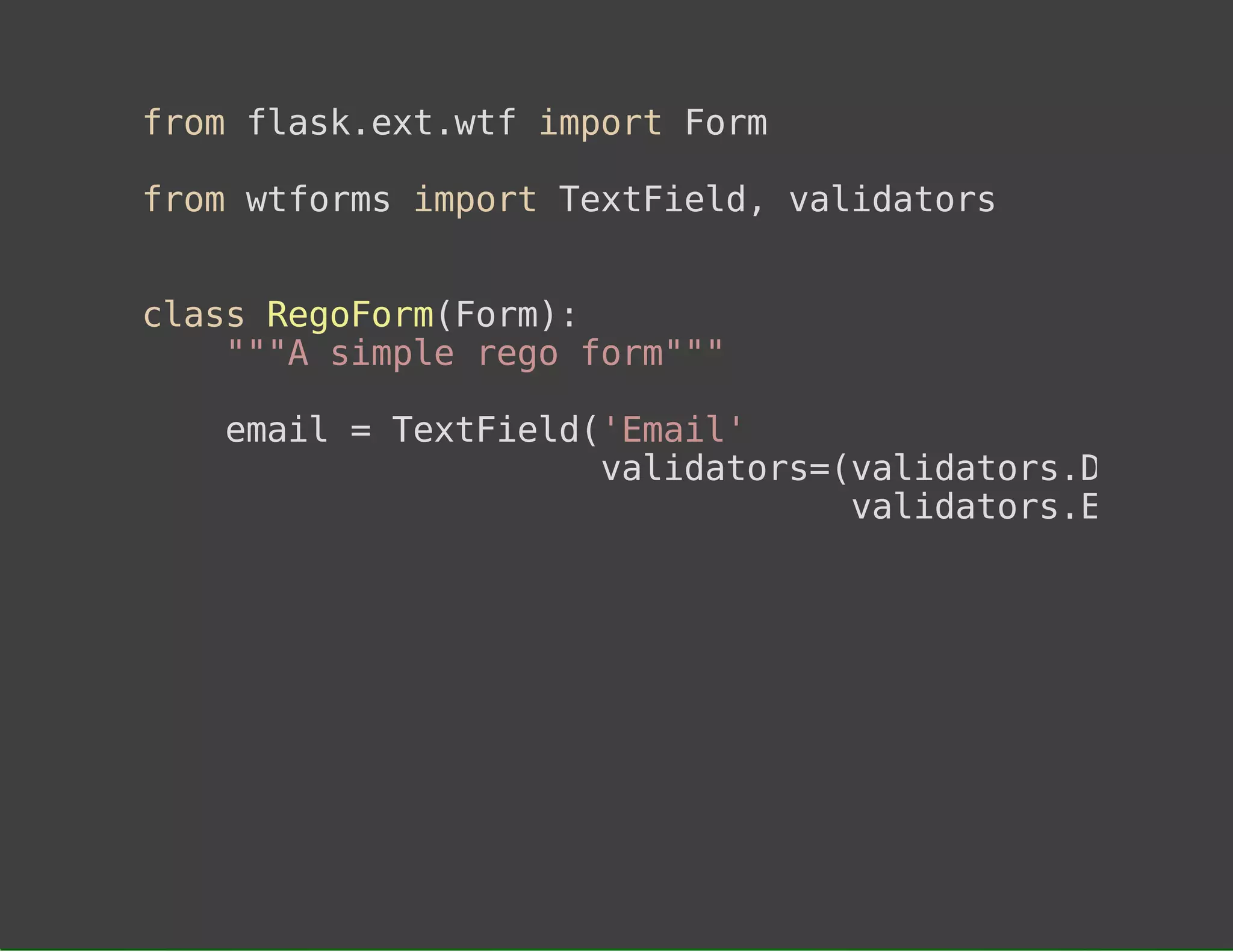 fo faketwfipr Fr
rm ls.x.t mot om
fo wfrsipr TxFed vldtr
rm tom mot etil, aiaos
casRgFr(om:
ls eoomFr)
"" sml rg fr""
"A ipe eo om"

eal=TxFed'mi'
mi
etil(Eal
vldtr=vldtr.aaeu
aiaos(aiaosDtRq
vldtr.mi()
aiaosEal)

 