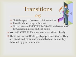 transition to conclusion speech